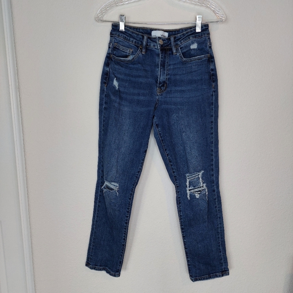 Vervet By Flying Monkey Distressed Mom Jeans Size 26‎